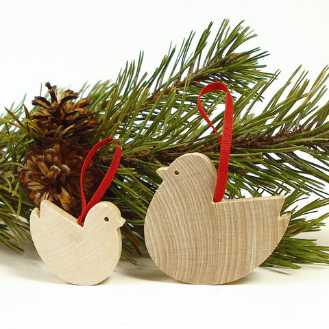 Bird hanging decor flat Natural