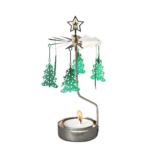 Rotary Candle Holder X-mas Tree