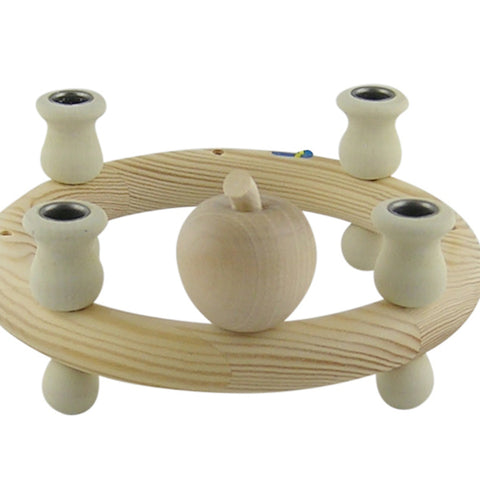 Apple small for candle wreath natural