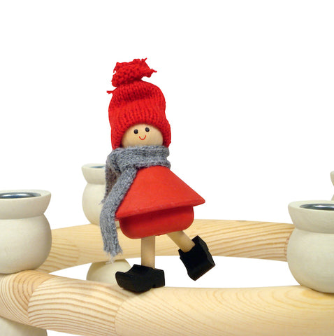 Santa Astrid for large candle wreath