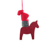 Santa Boy on dalahorse hanging Santa Boy on dalahorse hanging