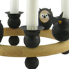 Candlecollar Large Black Candlecollar Large Black