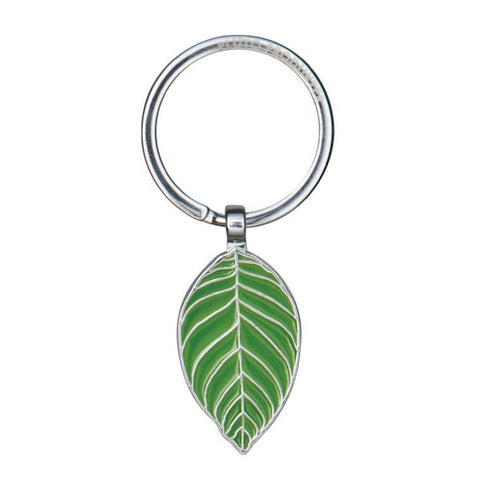 Keyring Leaf Green