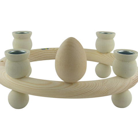 Egg natural for candle wreath