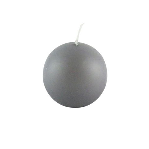 Ball candle grey