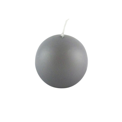 Ball candle grey