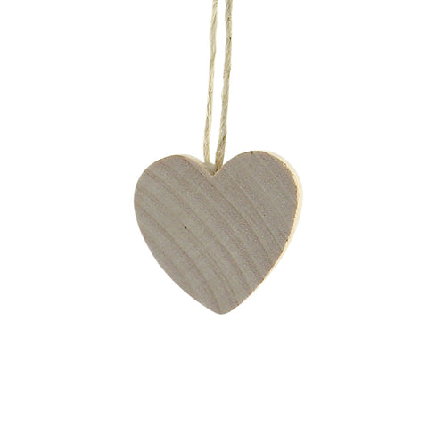 Heart Mini hanging decor Natural/Twine