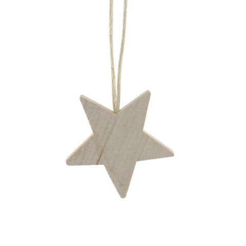 Star Mini hanging decor Natural/Twine
