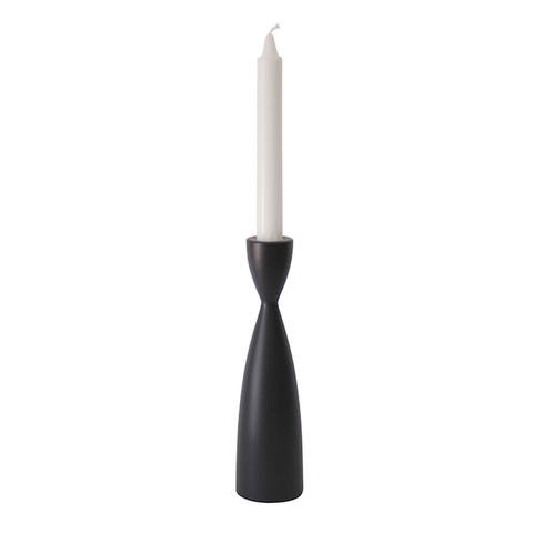Candlestick Tall Black