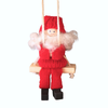 Santa Boy on Swing hanging decor Santa Boy on Swing hanging decor