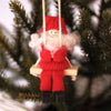 Santa Boy on Swing hanging decor Santa Boy on Swing hanging decor
