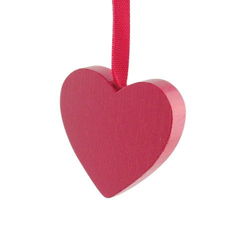 Heart Medium hanging decor Red