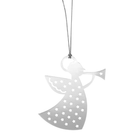 Shiny Hanging Decor Trumpet Angel
