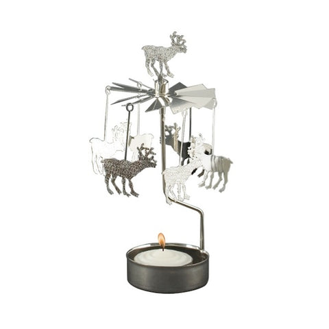 Rotary Candle Holder Reindeer