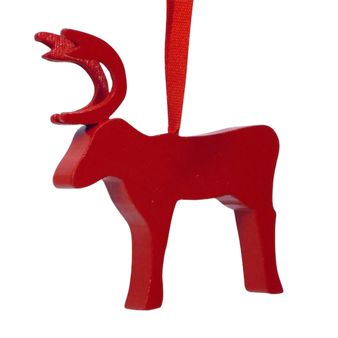 Reindeer red hanging