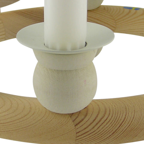 Candle collar Large White