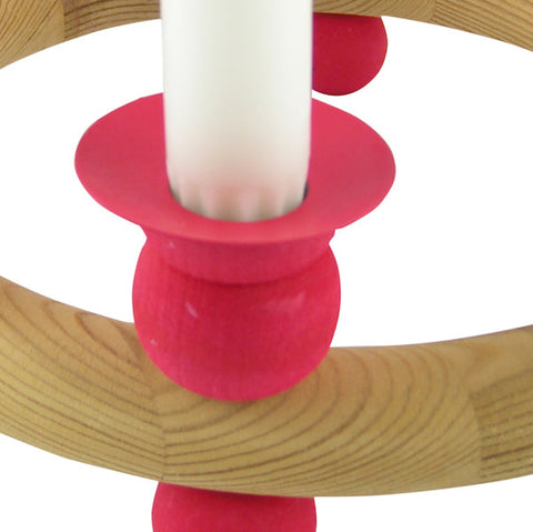Candle collar Large Red