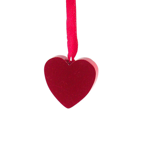 Heart Mini hanging decor Red