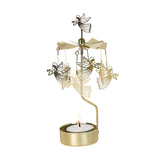 Rotary Candle Holder Flying Angel/Gold