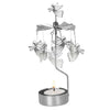 Rotary Candle Holder Flying Angel/Silver