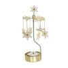 Rotary Candle Holder Art Deco Star