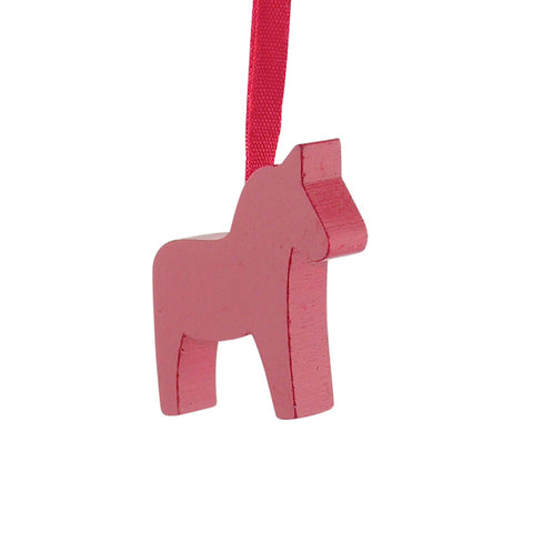 Dala horse hanging red