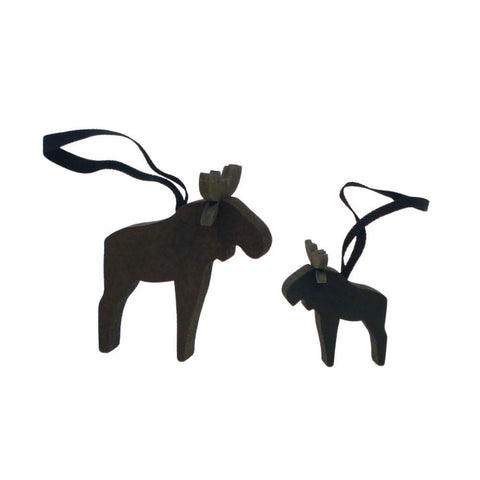 Moose hanging decor Black