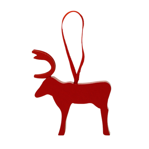 Reindeer red hanging