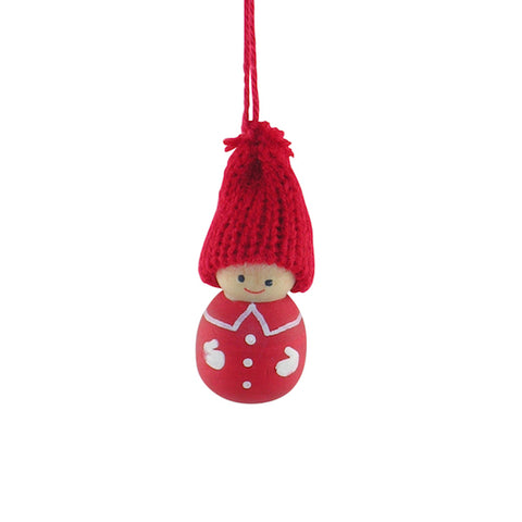 Santa Boy Mini Red hanging
