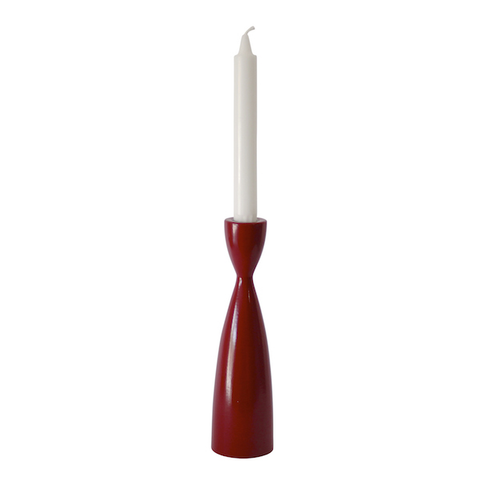 Candlestick Tall Red