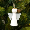 Angel with wings hanging decor White