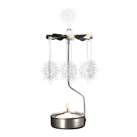 Rotary Candle Holder White Star