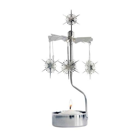 Rotary Candle holder Shimmering Star